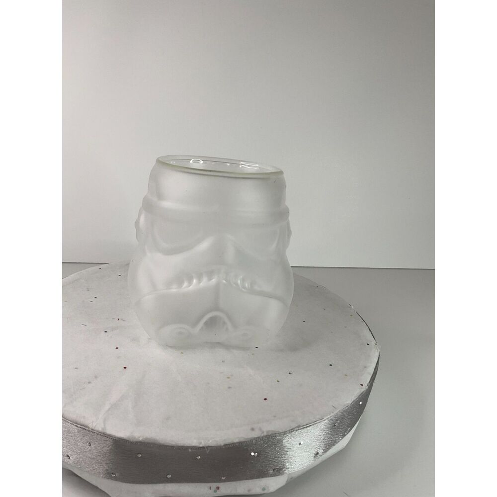Disney Star Wars Stormtrooper Frosted Glass Mug Cup 350ml Lucasfilm Collectible